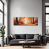Autumn Maple Vista Living Room Demo
