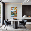 Autumn Monastery Lake Dining Room Demo