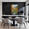 Autumn Monastery Lake Dining Room Demo
