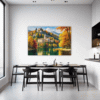 Autumn Monastery Lake Dining Room Demo