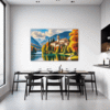 Autumn Monastery Lake Dining Room Demo