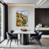 Autumn Monastery Lake Dining Room Demo