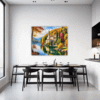 Autumn Monastery Lake Dining Room Demo