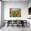 Autumn Monastery Lake Dining Room Demo