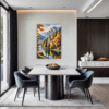 Autumn Monastery Lake Dining Room Demo