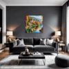 Autumn Monastery Lake Living Room Demo