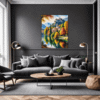 Autumn Monastery Lake Living Room Demo