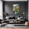 Autumn Monastery Lake Living Room Demo
