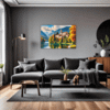 Autumn Monastery Lake Living Room Demo