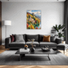 Autumn Monastery Lake Living Room Demo