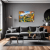 Autumn Monastery Lake Living Room Demo