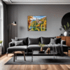 Autumn Monastery Lake Living Room Demo