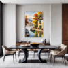 Autumnal Italian Lakeside Dining Room Demo