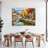 Autumnal Italian Lakeside Dining Room Demo
