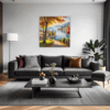 Autumnal Italian Lakeside Living Room Demo