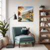 Autumnal Italian Lakeside Living Room Demo