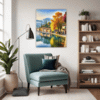 Autumnal Italian Lakeside Living Room Demo