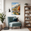 Autumnal Italian Lakeside Living Room Demo