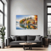 Autumnal Italian Lakeside Living Room Demo