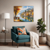 Autumnal Italian Lakeside Living Room Demo