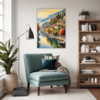 Autumnal Italian Lakeside Living Room Demo