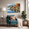 Autumnal Italian Lakeside Living Room Demo