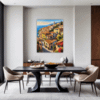 Autumnal Italian Seaside Dining Room Demo