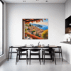 Autumnal Italian Seaside Dining Room Demo