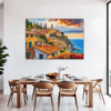 Autumnal Italian Seaside Dining Room Demo