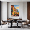 Autumnal Italian Seaside Dining Room Demo