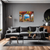 Autumnal Italian Seaside Living Room Demo
