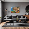 Autumnal Italian Seaside Living Room Demo