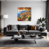 Autumnal Italian Seaside Living Room Demo
