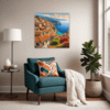 Autumnal Italian Seaside Living Room Demo