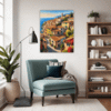 Autumnal Italian Seaside Living Room Demo