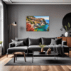 Autumnal Italian Seaside Living Room Demo
