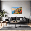Autumnal Italian Seaside Living Room Demo