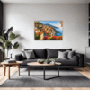 Autumnal Italian Seaside Living Room Demo