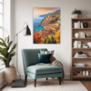 Autumnal Italian Seaside Living Room Demo