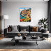 Autumnal Italian Seaside Living Room Demo