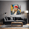 Bandana Gangsta Girl Living Room Demo