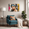 Bandana Gangsta Girl Living Room Demo