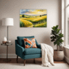 Barley Field Breeze Living Room Demo