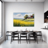 Barn Amidst Yellow Fields Dining Room Demo