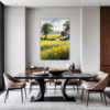 Barn Amidst Yellow Fields Dining Room Demo