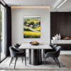 Barn Amidst Yellow Fields Dining Room Demo
