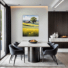 Barn Amidst Yellow Fields Dining Room Demo