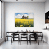 Barn Amidst Yellow Fields Dining Room Demo