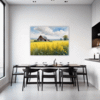 Barn Amidst Yellow Fields Dining Room Demo