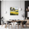 Barn Amidst Yellow Fields Dining Room Demo